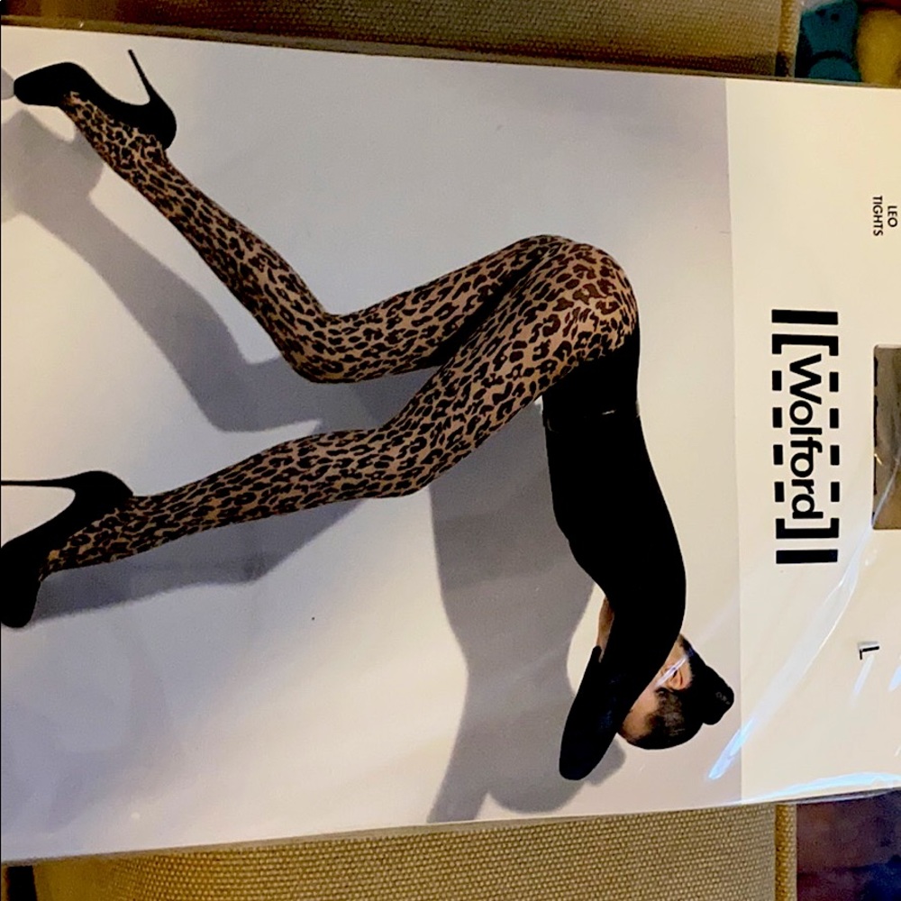 NWT- WOLFORD LEO TIGHTS 🖤🧡